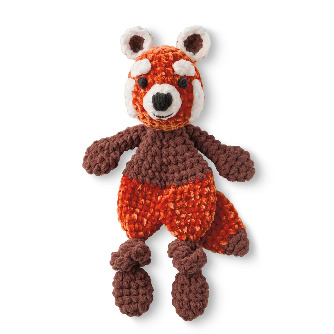 Trousse de crochet de niveau intermédiaire pour peluche de panda roux Cuddle Craft de Loops & Threads